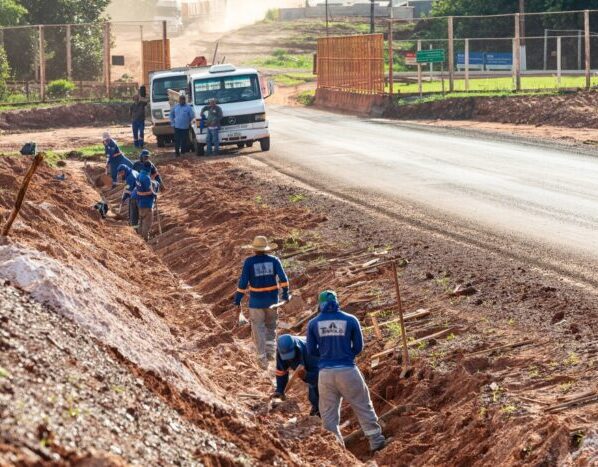Obras na MT-471 até o Assentamento do Carimã - Foto por: Marcos Vergueiro/Secom-MT