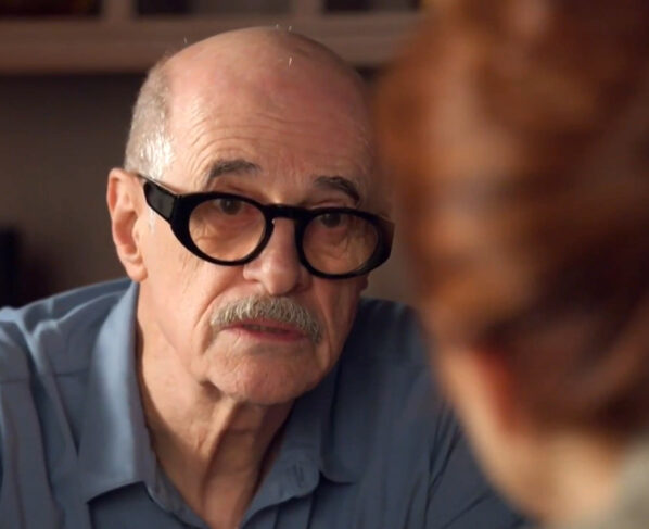 Sérgio (Marcos Caruso) e Helena (Isabel Teixeira) em Elas por Elas