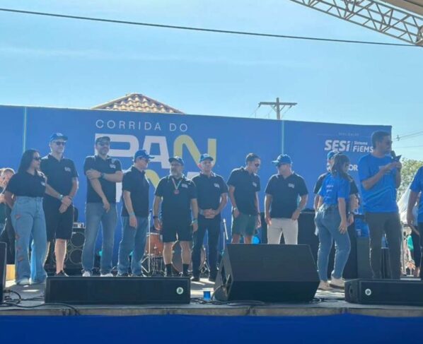 Cerimônia de premiação da Corrida do Pantanal 2025 (Foto: Lucas Oliver)