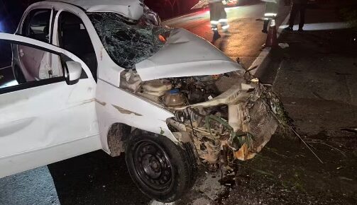 Motorista morre e passageiro fica ferido após batida entre carro e carreta na BR-364 em MT
