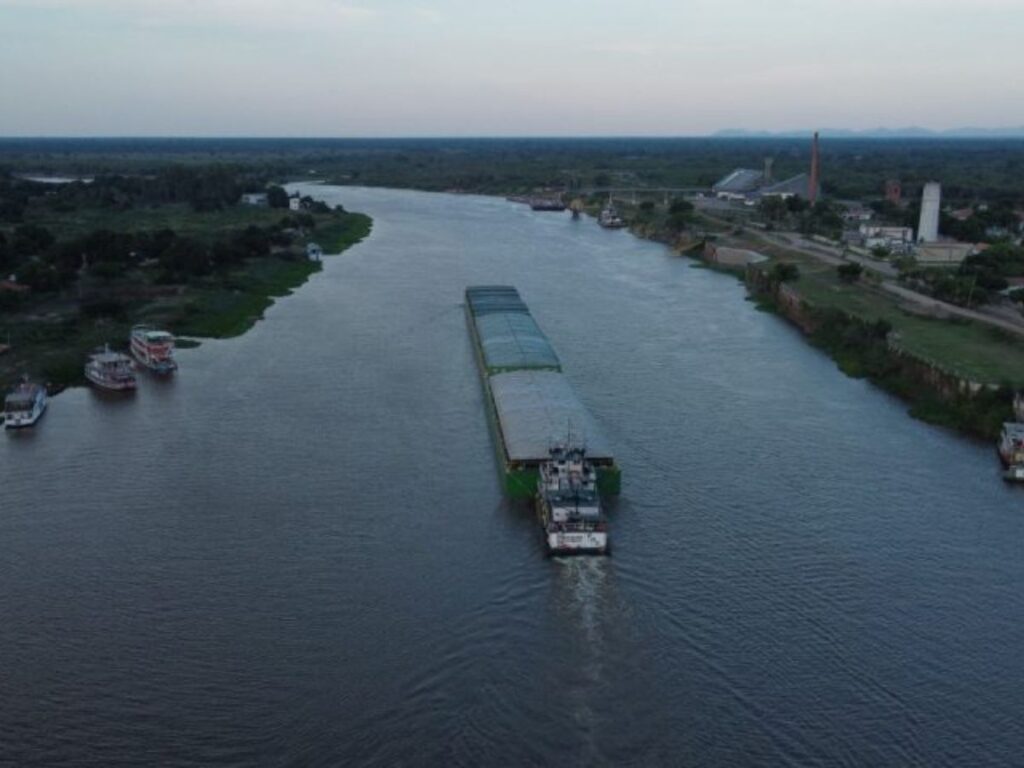Hidrovia do Rio Paraguai será importante para logística da Rota Bioceânica (Foto: Divulgação)
