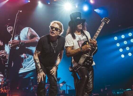 O show da banda Guns N’ Roses será realizado no dia 31 de outubro na Arena Pantanal.