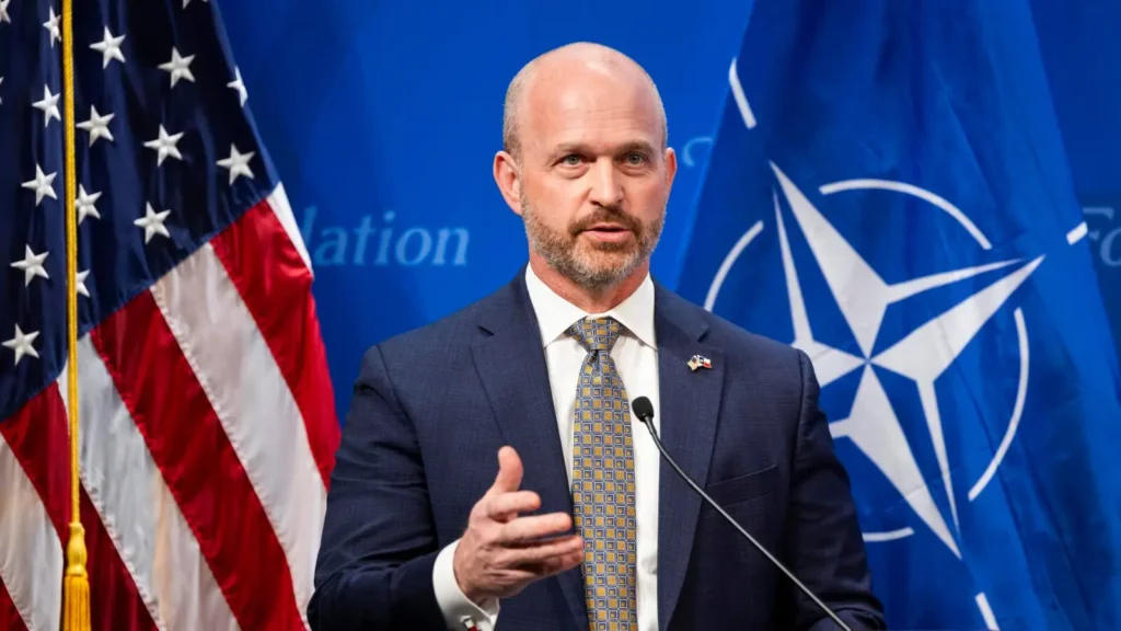 Kevin Roberts, presidente da Heritage Foundation: sob pressão.