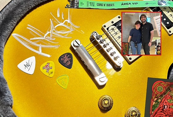 joe siqueira, autografo show do guns