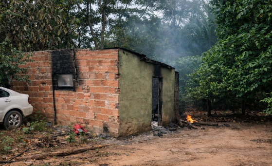 Polícia Militar prende suspeito de incendiar casa após discussão com a esposa em Nova Lacerda